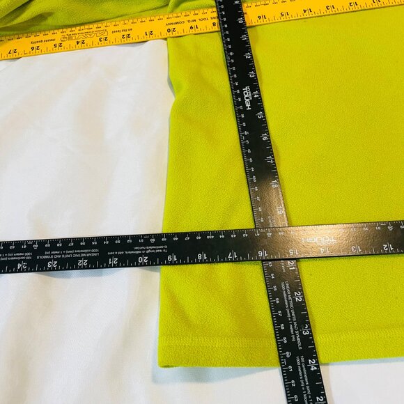 The North Face Mens Yellow Green Fleece Pullover Medium - Picture 8 of 8
